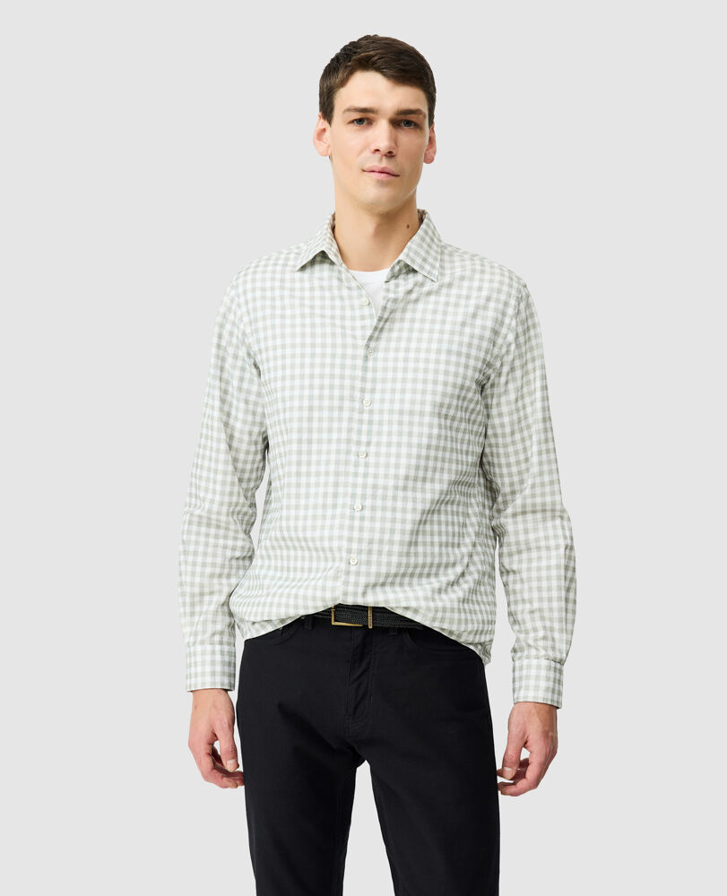 Deep Creek Shirt, SAGE, Front