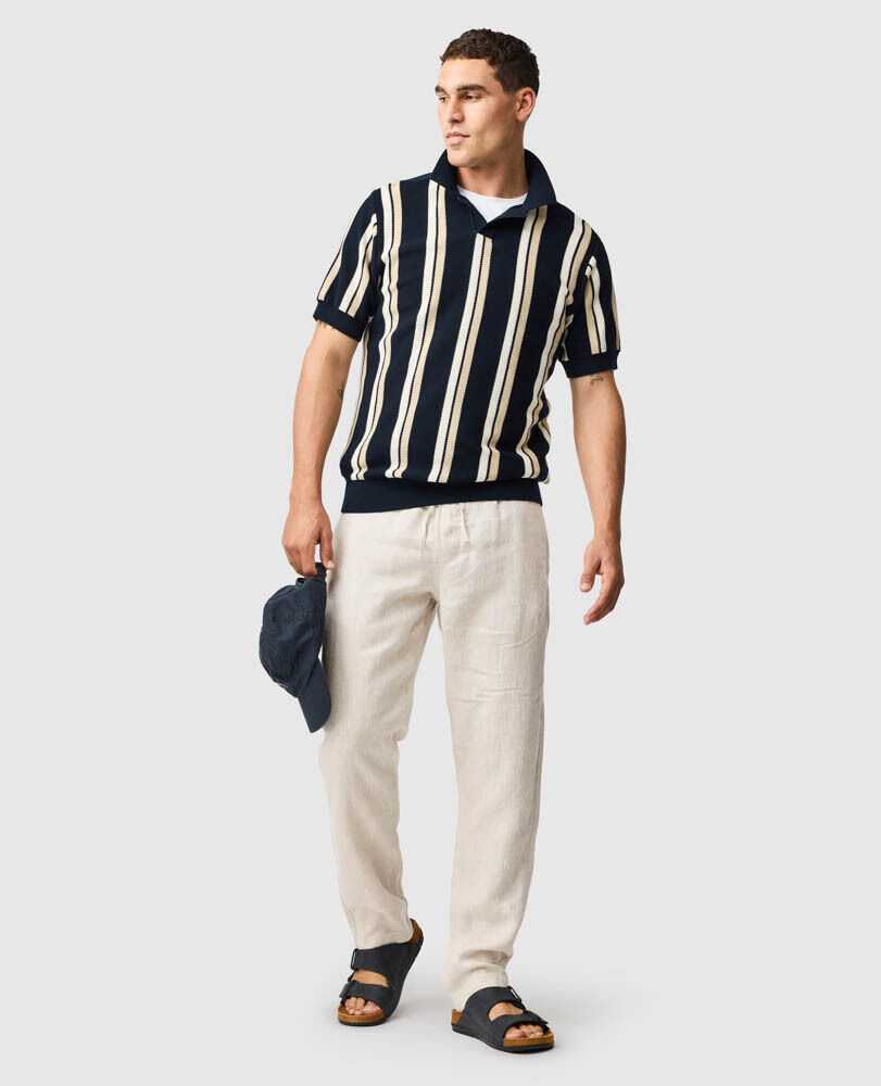 Tricot Royce Hill, BLEU NUIT, Off Front