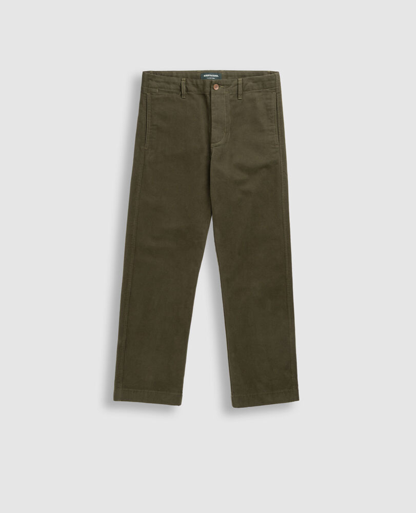 Clyde Relaxed Fit Pant, OLIVE, Flat Lay