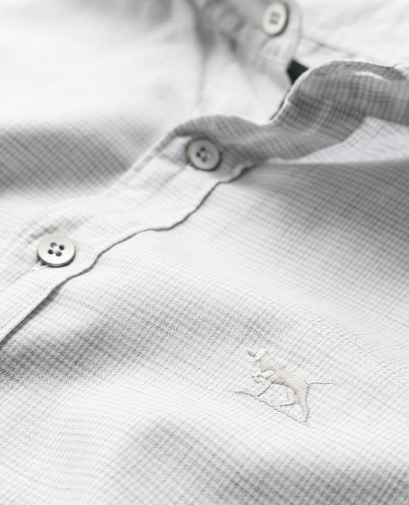 Arbors Cotton Track Shirt, PEBBLE, Detail 2