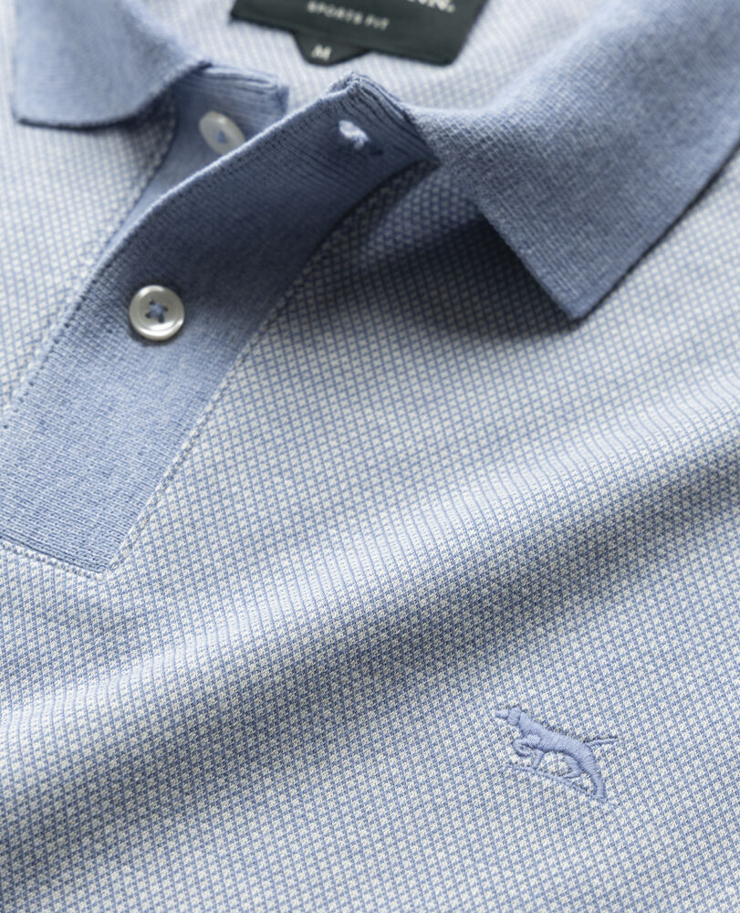 Le Bons Bay Sports Fit Polo, SKY, Detail 2