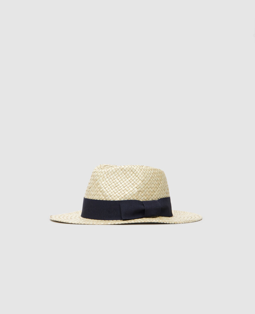 Hampden Hat, NATURAL/NAVY, Back