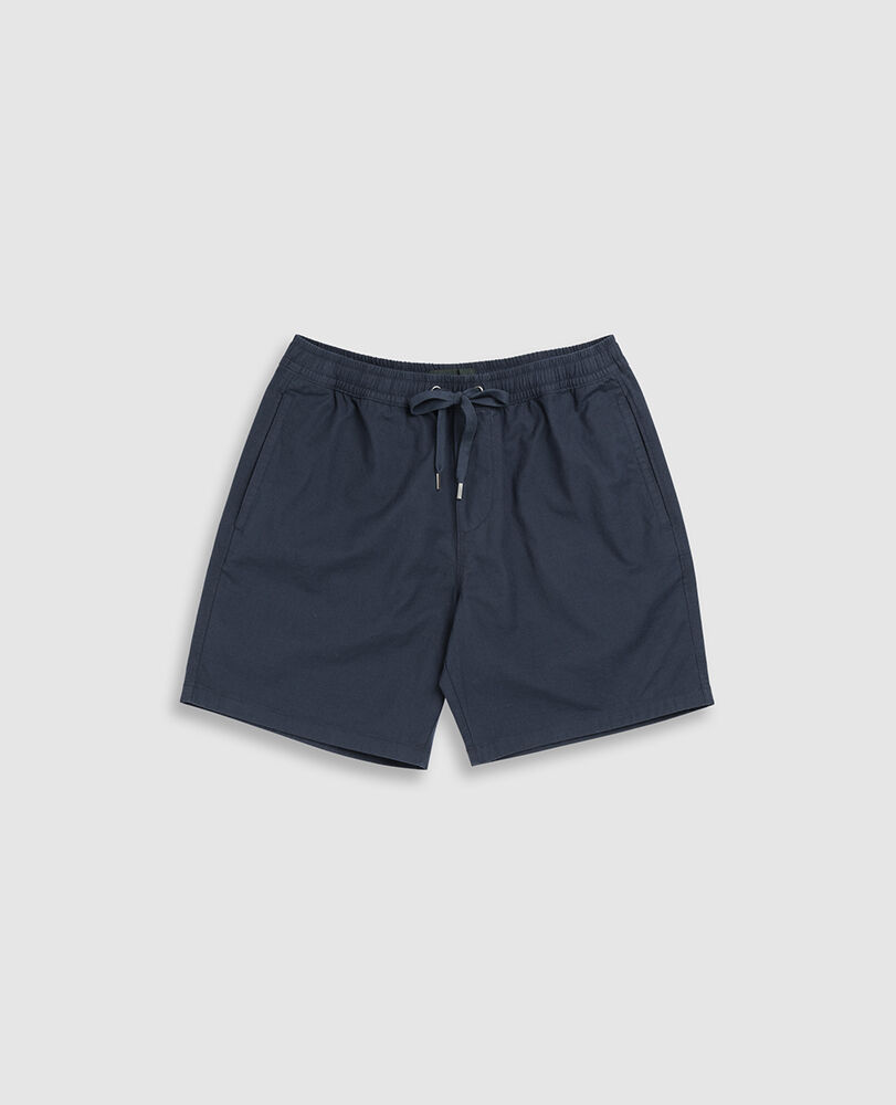 Gunn 7" Resort Short, NAVY, Flat Lay