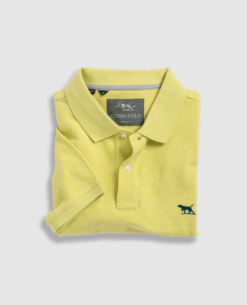 The Gunn Polo, LIMONCELLO, Flat Lay