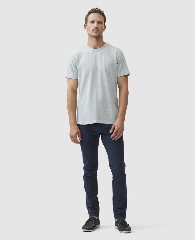 Fairfield Sports Fit T-Shirt , ASH, Off Front