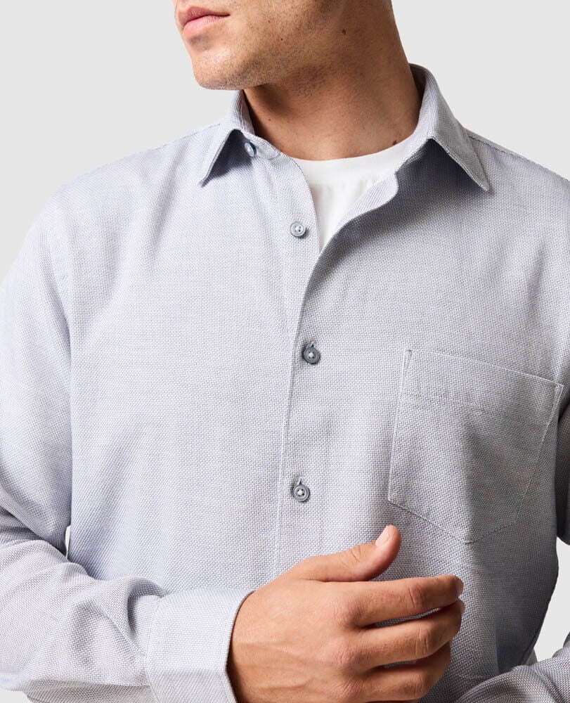 Airtex Sports Fit Shirt, INK, Flat Lay