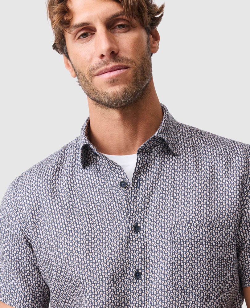 Featherson Sports Fit Shirt, BLUESTONE, Detail 3