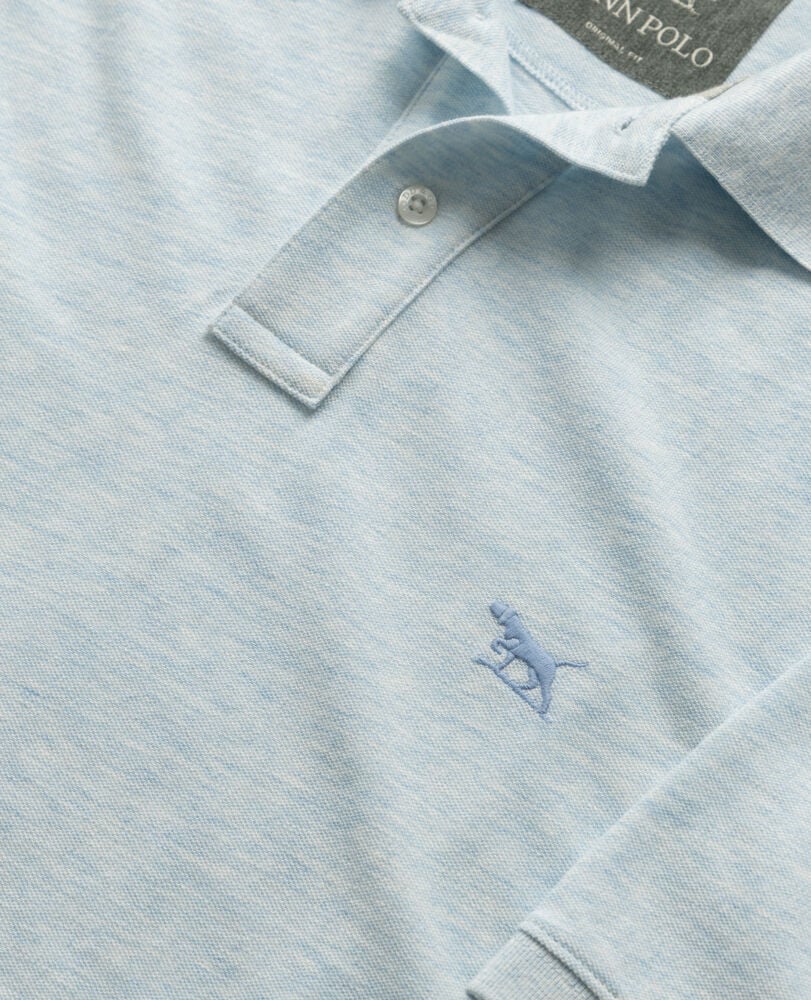 The Gunn Original Fit Polo, MIST, Detail 2