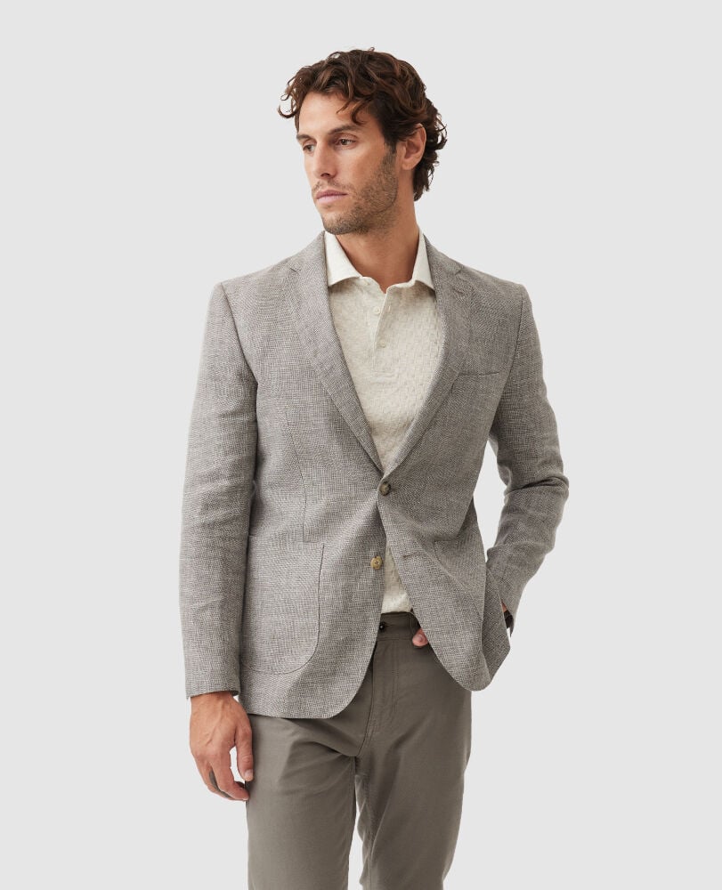 The Cascades Sports Fit Jacket, MINK, Front