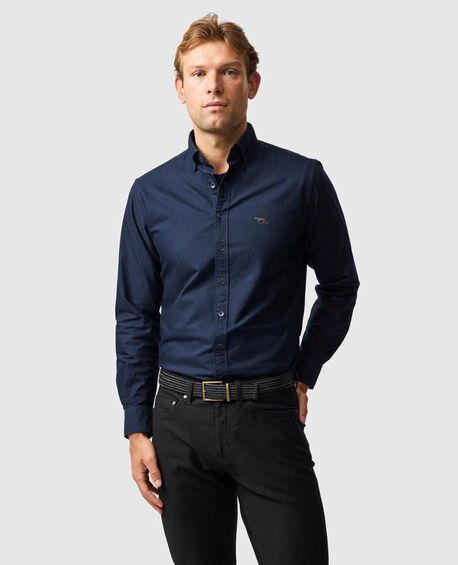 Gunn Oxford Sports Fit Shirt, INK