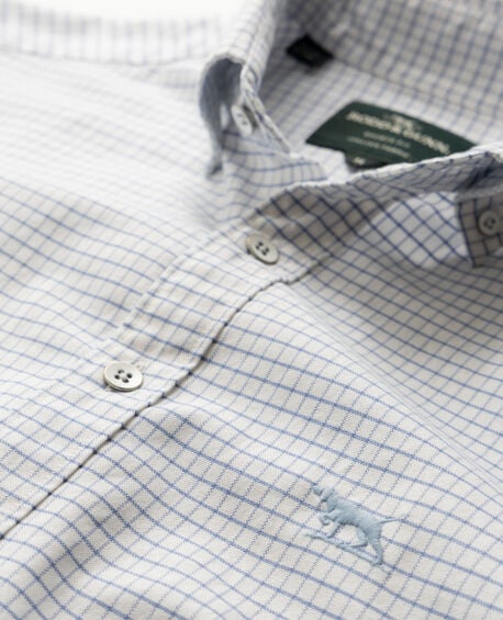 Gunn Check Oxford 5 Sports Fit Shirt, DUSK BLUE