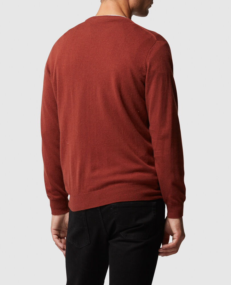 Queenstown Sweater, RUST, Back