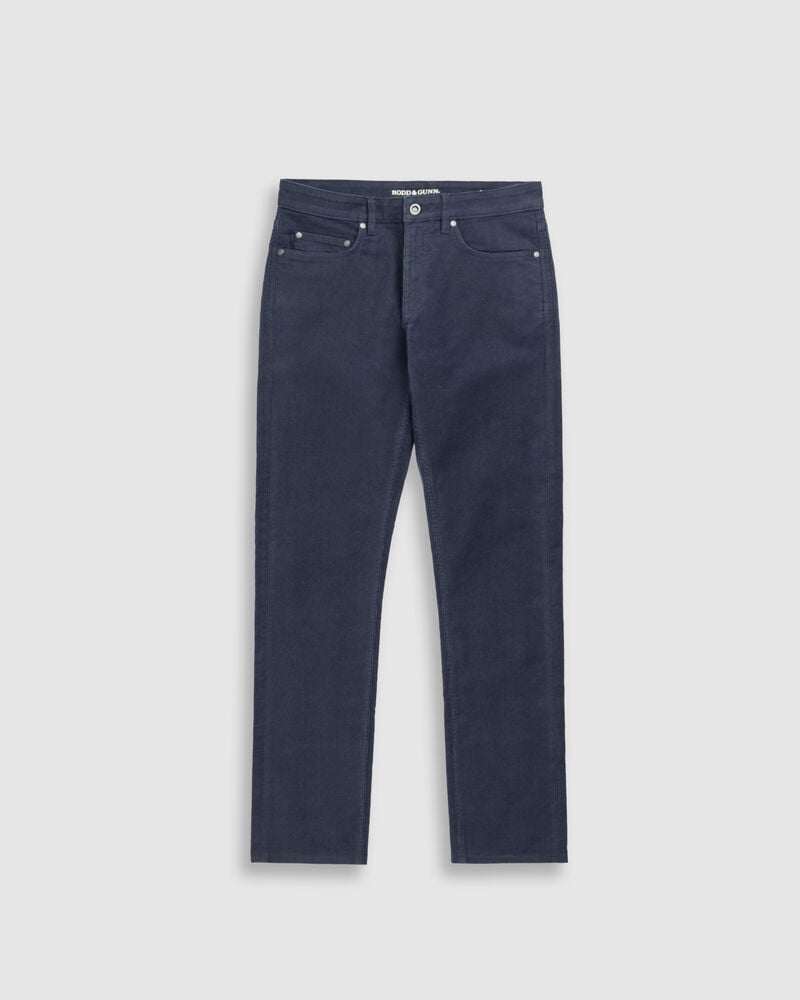 Glenvar Straight Fit Jean, NAVY, Flat Lay