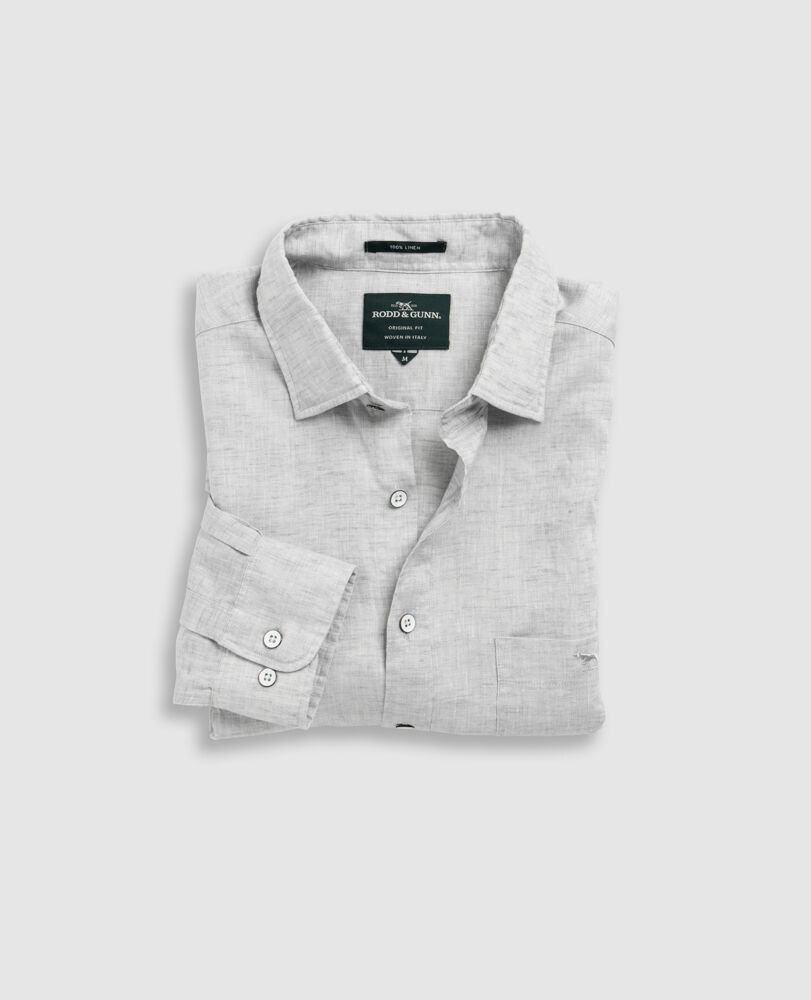 Motion Linen Shirt · Vapour SM, VAPOUR, Flat Lay