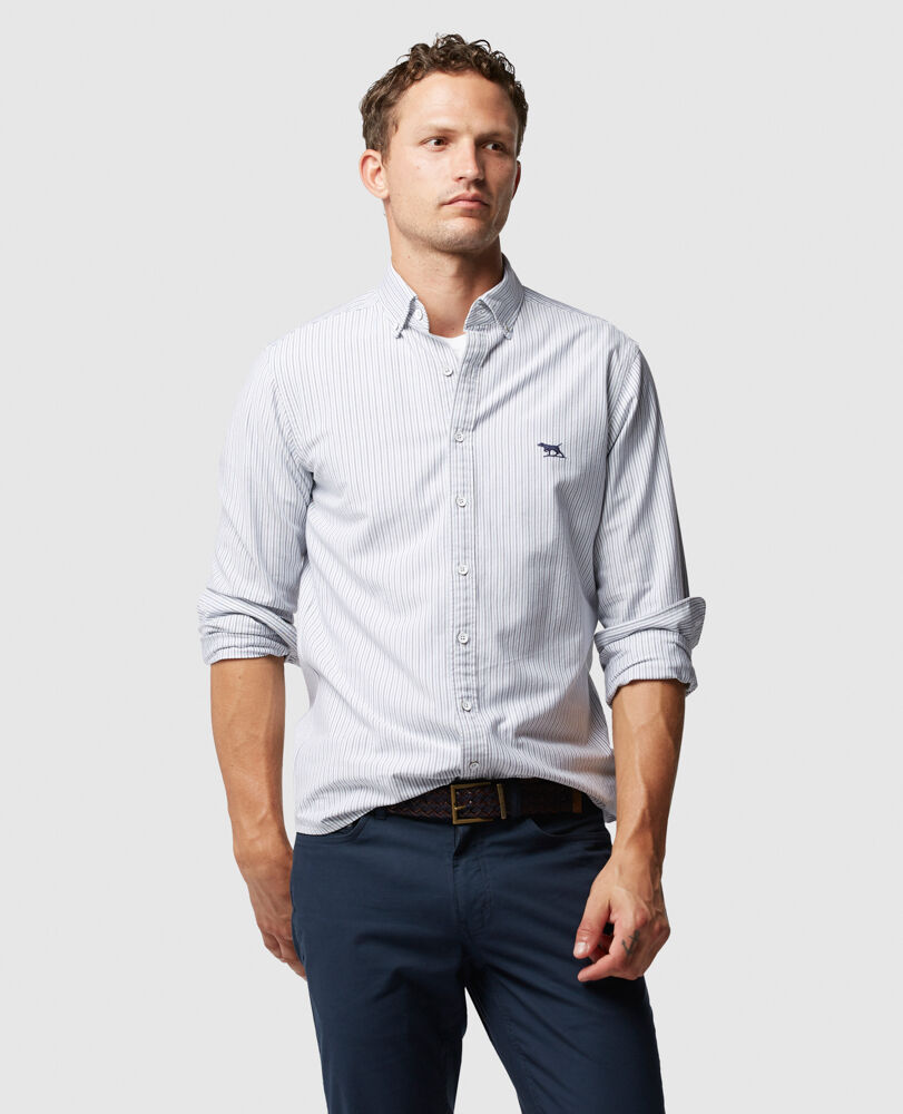 Chemise en coton Oxford Rayee 2 Sports Fit Gunn, EMBRUNS, Front