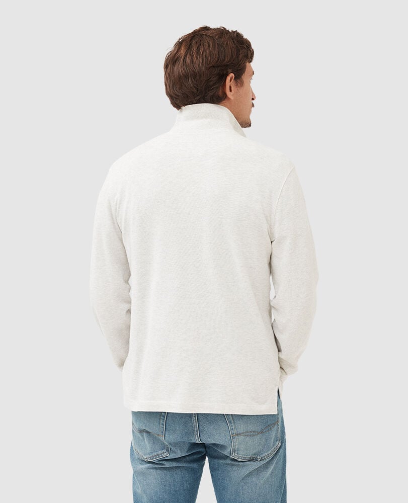 Long Sleeve Sports Fit Gunn Polo, CLOUD, Back