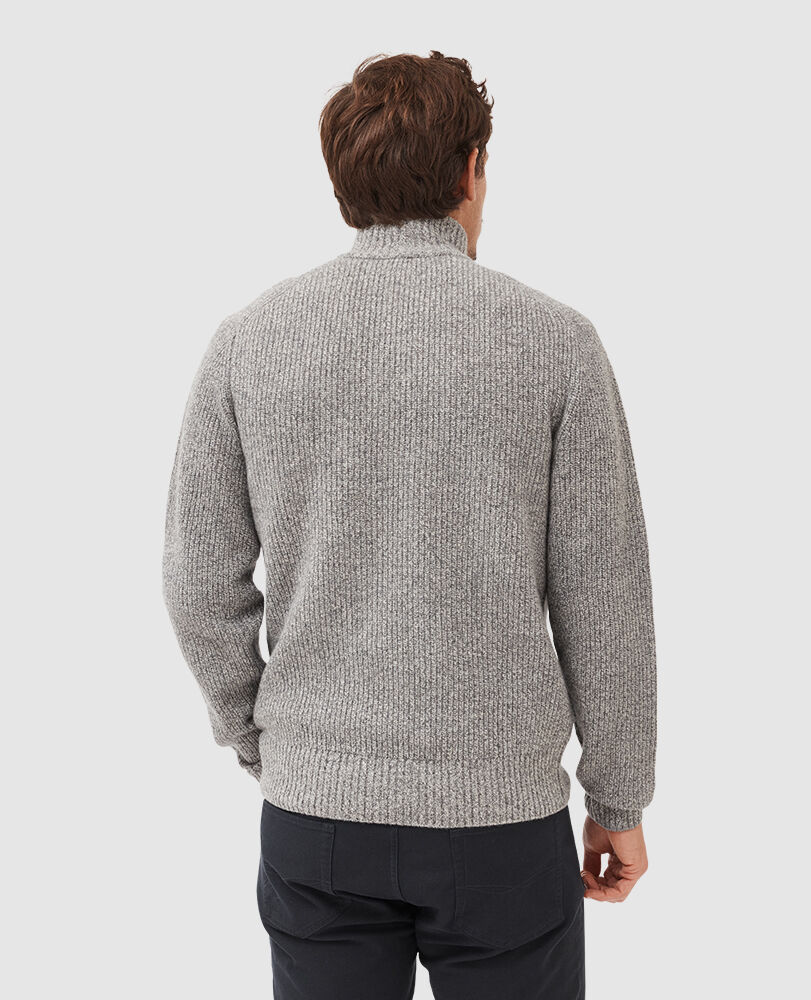 Robbies Road Knit, ASPHALT, Back