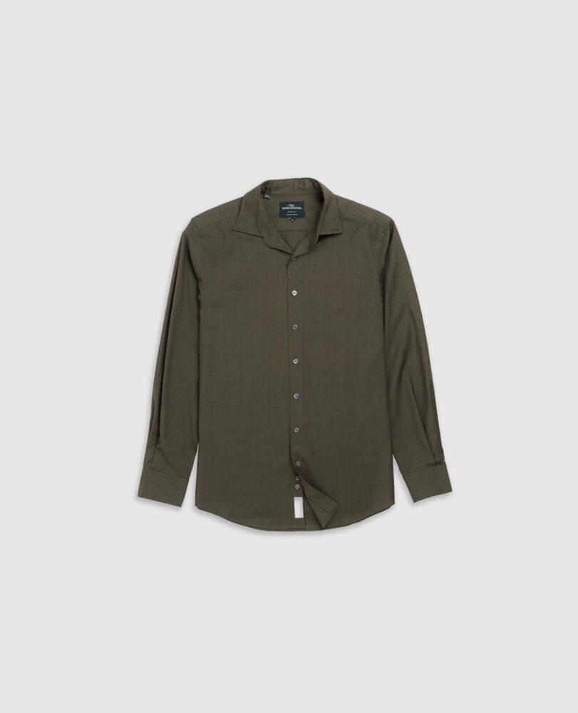 Esk Valley Hemd in sportlicher Passform, PINIE, Flat Lay