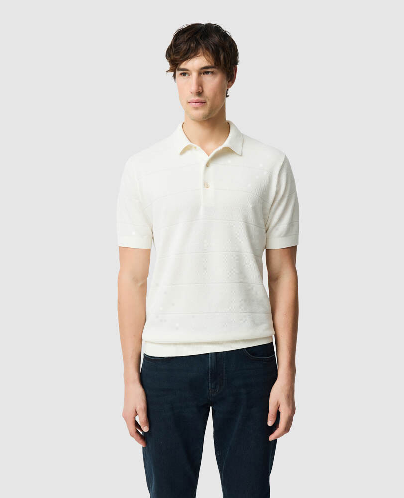 Masons Flat Knit, COCONUT, Front