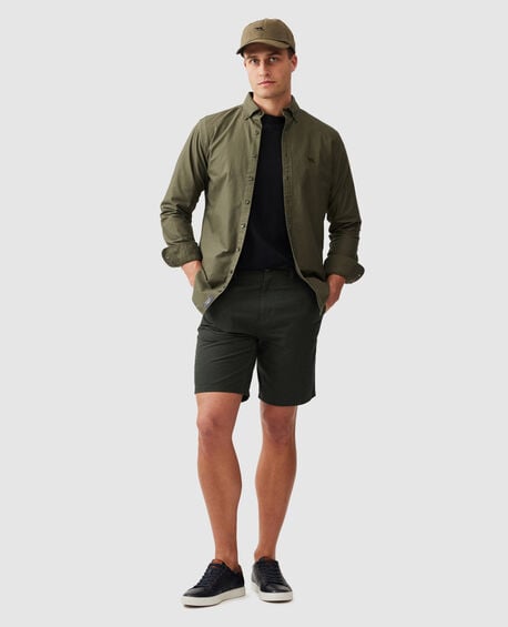 Gunn Oxford Pd Sports Fit Shirt, FOREST