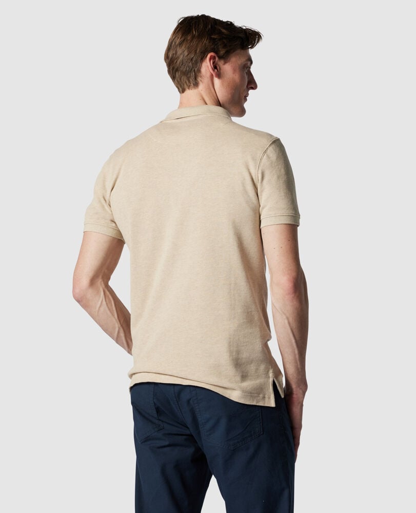 The Gunn Sports Fit Polo, OAT, Back