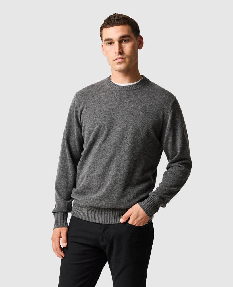 Stewart Island Knit, ASPHALTE, Front