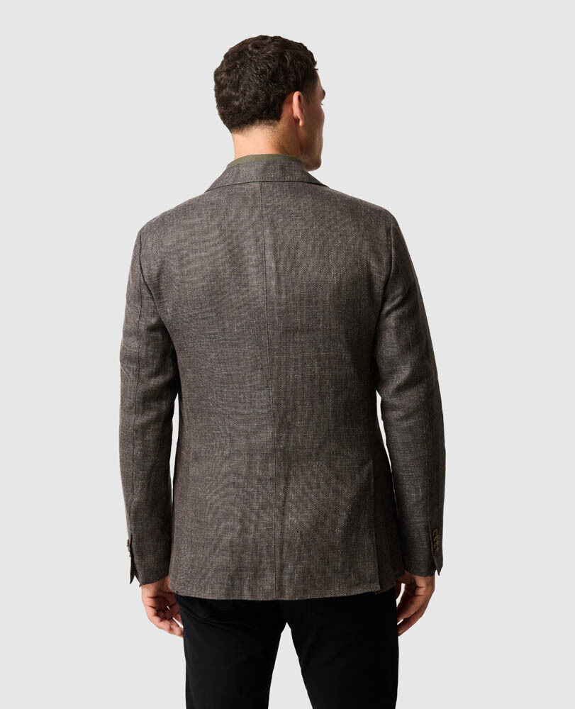 The Cascades Sports Fit Jacket, GRANITE, Back