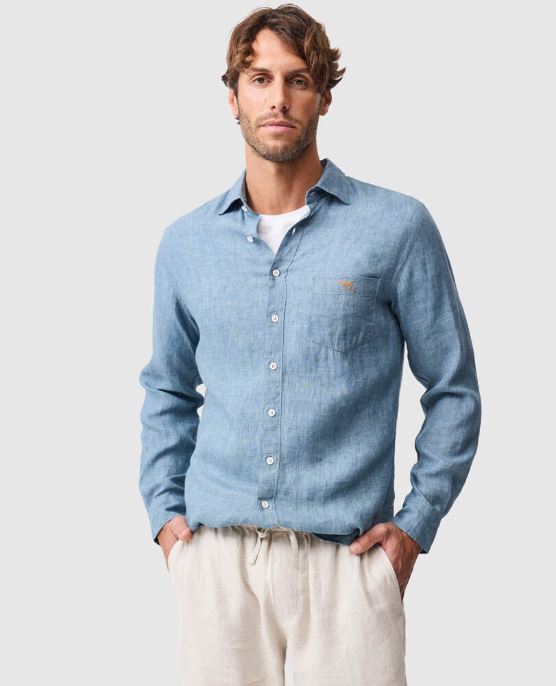 Coromandel 2 Sports Fit Shirt, SEA STONE, Front