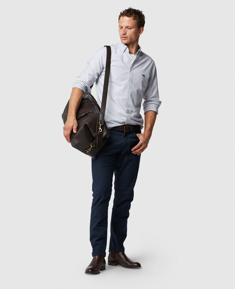Chemise en coton Oxford Rayee 2 Sports Fit Gunn, EMBRUNS, Off Front