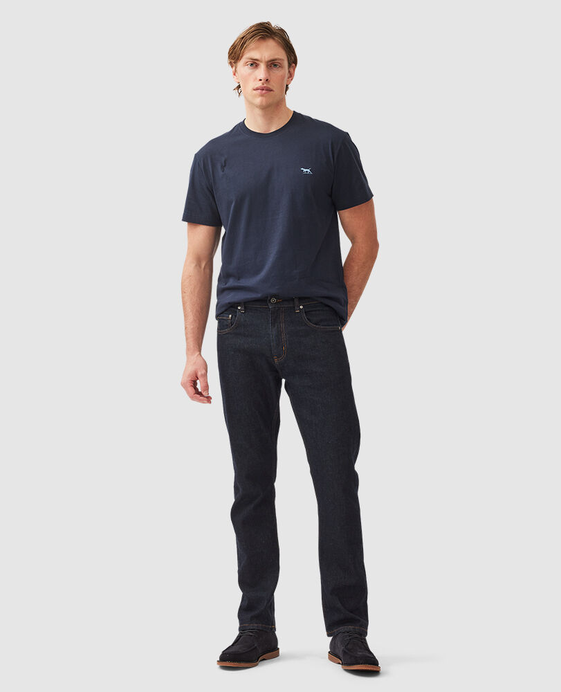 The Gunn T-Shirt , MIDNIGHT, Off Front