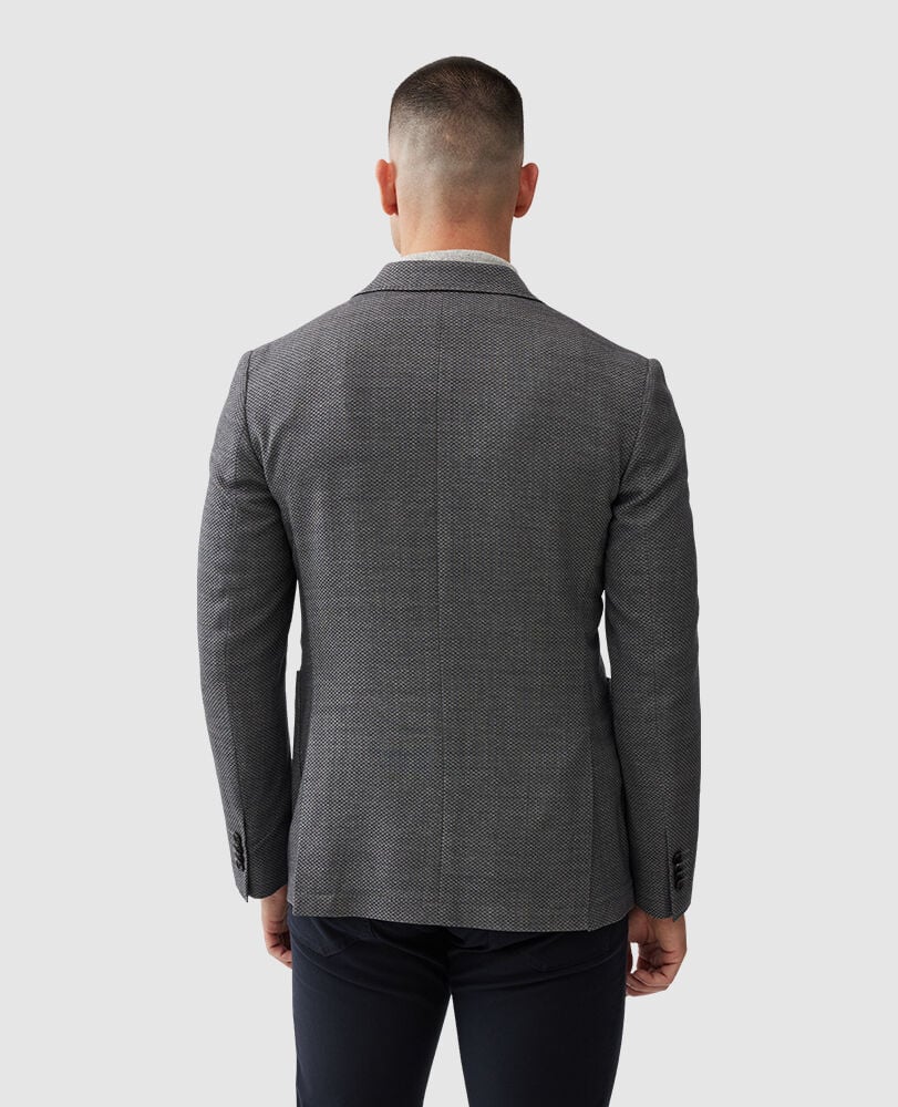 Haldon Jacket · Grey LG, Grey, Back