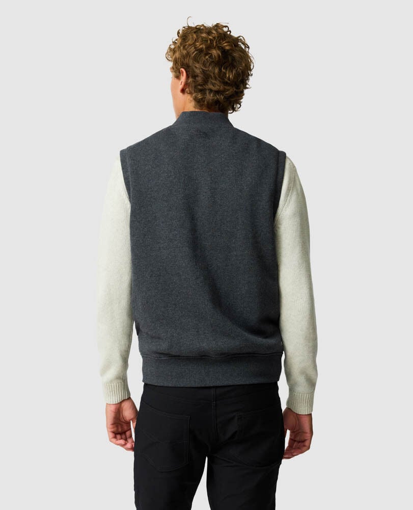 Woodside Vest, PEWTER, Back