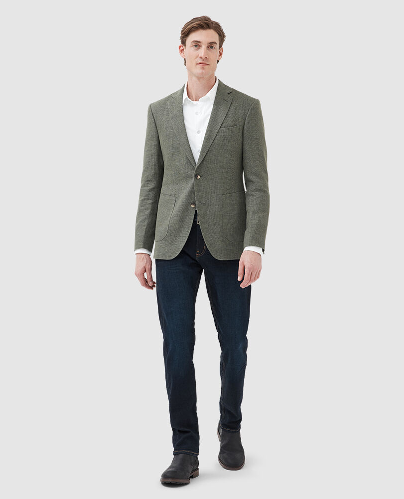 Veste slim The Cascades, MOUSSE, Off Front