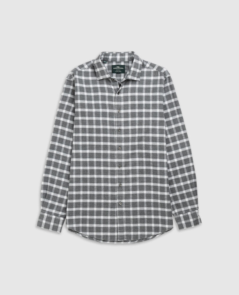 Mclaren Falls Sports Fit Shirt, GRAPHITE, Flat Lay