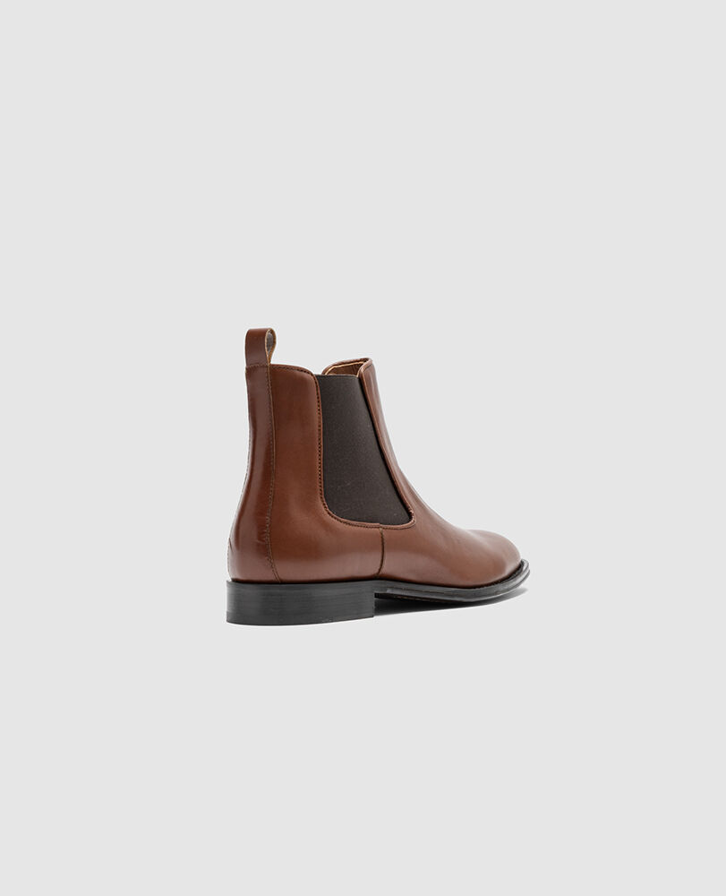 Saddleview Chelsea Boot, COGNAC, Back