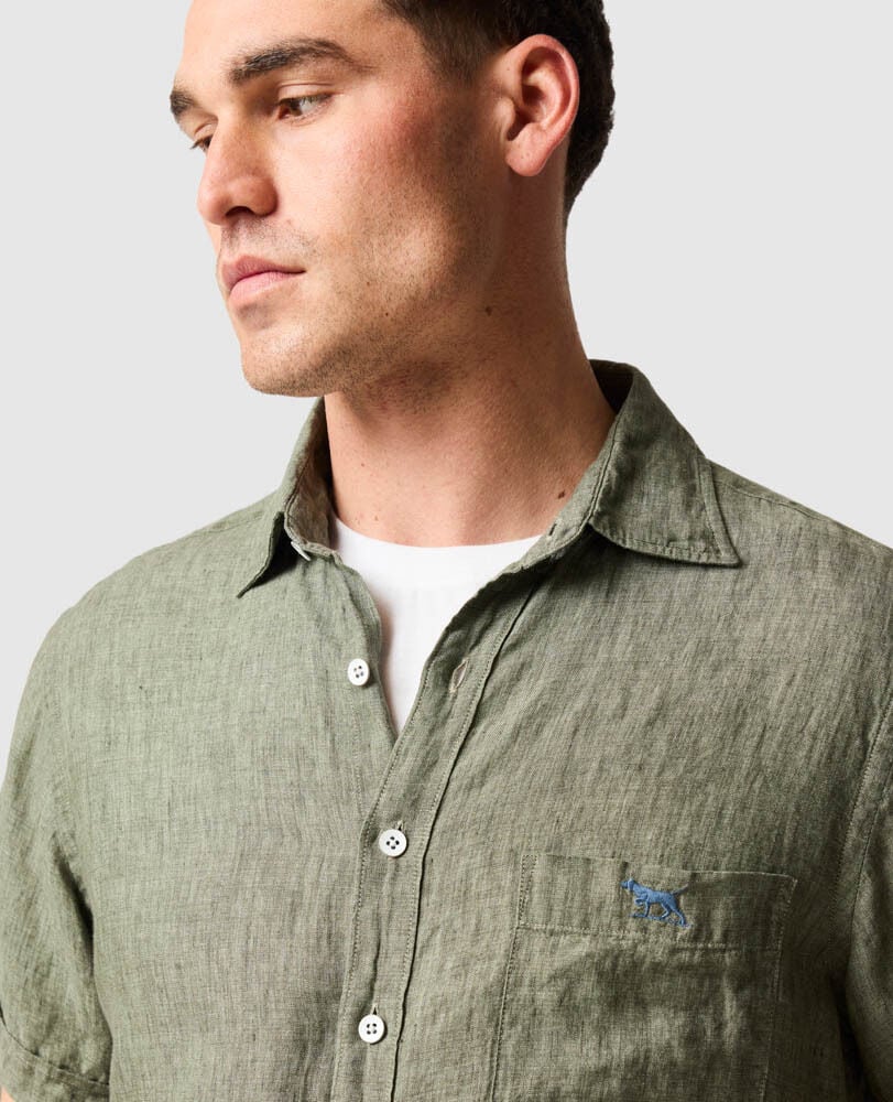 Cathedral Cove Sports Fit Shirt, KELP, Detail 3