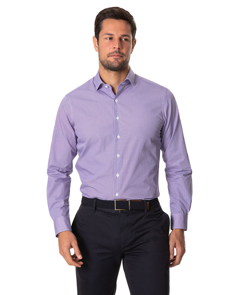 Redona Sports Fit Shirt, IVORY, Front