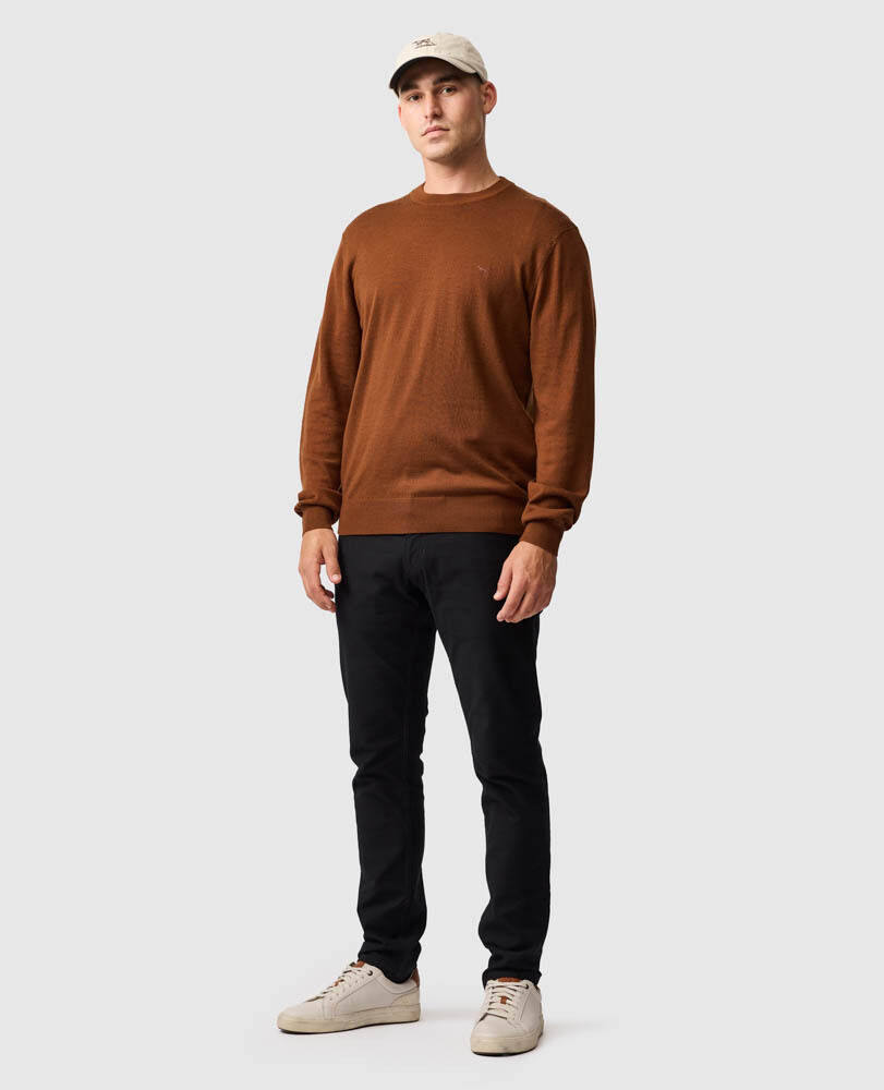 York Bay Knit, TABAK, Off Front