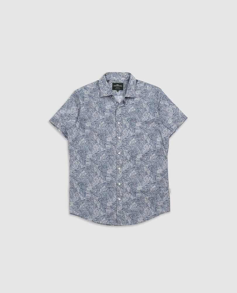 Bills Way Sports Fit Shirt, LAC ARGENTÉ, Flat Lay