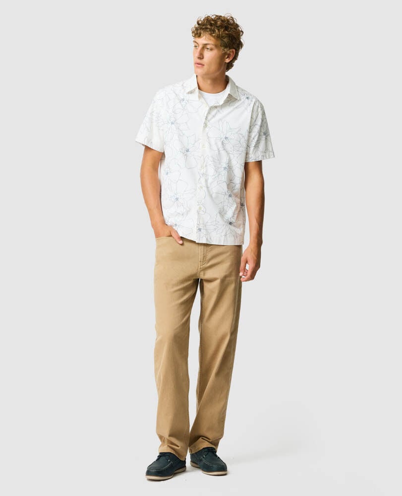 Bird Rock Shirt, PORCELAIN, Off Front