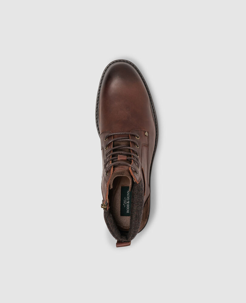 Duntroon Military Boot, TAN BURNISH