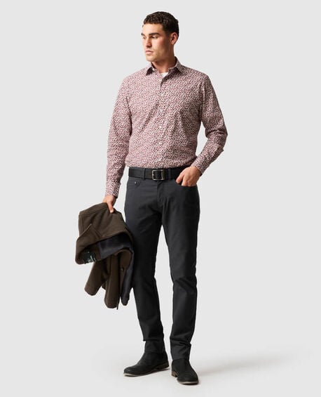 Greenstreet Sports Fit Shirt, GARNET