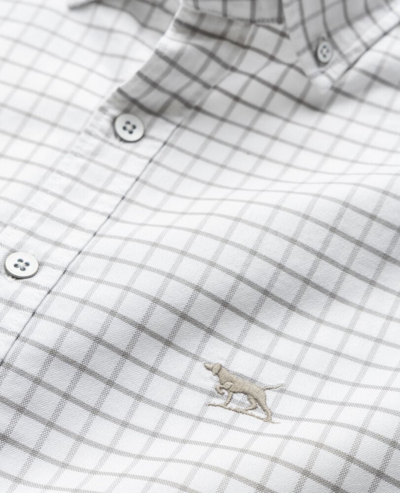 Gunn Check Oxfordhemd 3 in sportlicher Passform, SAND, Detail 2