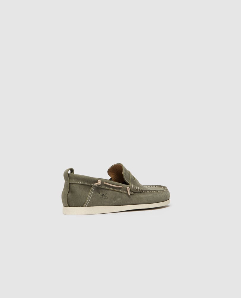 Victoria Loafer, OLIVE, Back