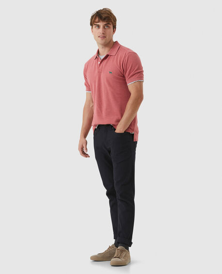 The Gunn Sports Fit Polo, Dustyrose