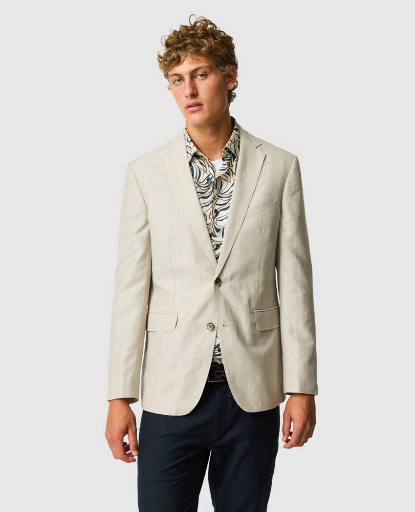 Roving Beach Sports Fit Jacket, PUTTY, Front