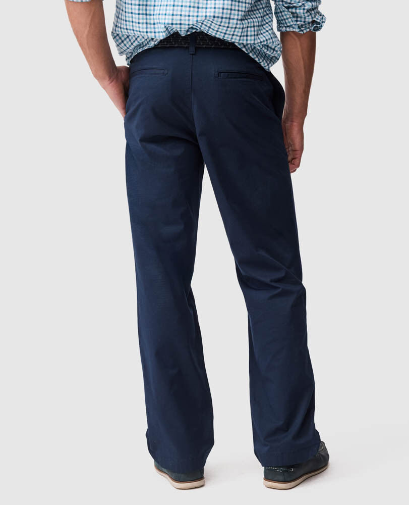 Glenham Relaxed Fit Pant, NAVY, Back