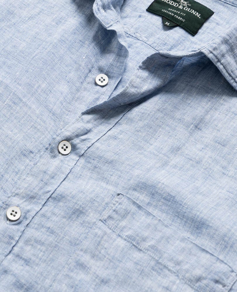 Coromandel Sports Fit Shirt, DENIM, Detail 2
