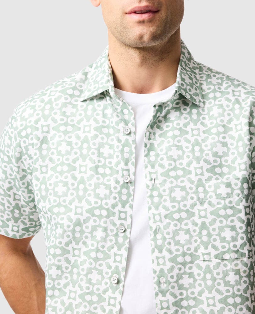 Palliser Bay Shirt, SAGE, Detail 3