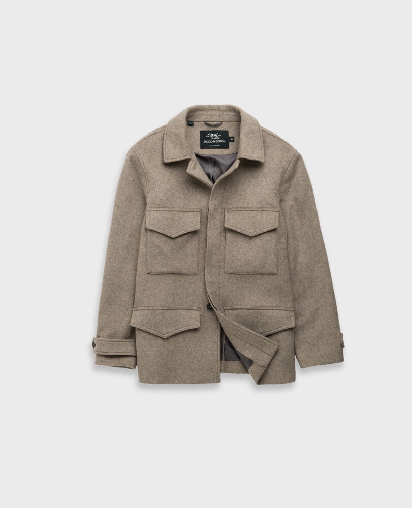 Heyward Coat, FAWN, Flat Lay